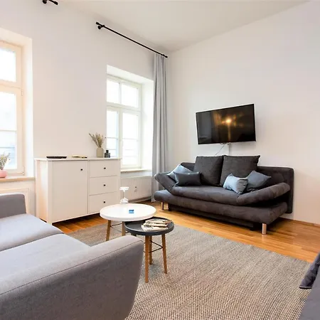 Apartment Luxus-apartment Im Herzen Von - Kostenloser Parkplatz In Videouberwachter Tiefgarage Leipzig
